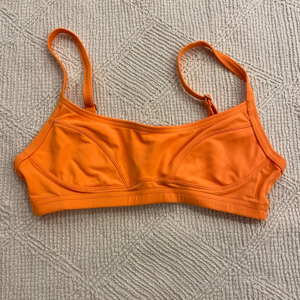 George Houston orange bikini top!